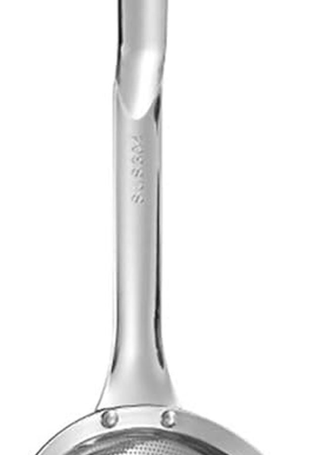 Large Stainless Steel Slotted Spoon Skimmer Durable Restaurant Cooking Utensil - Image 1